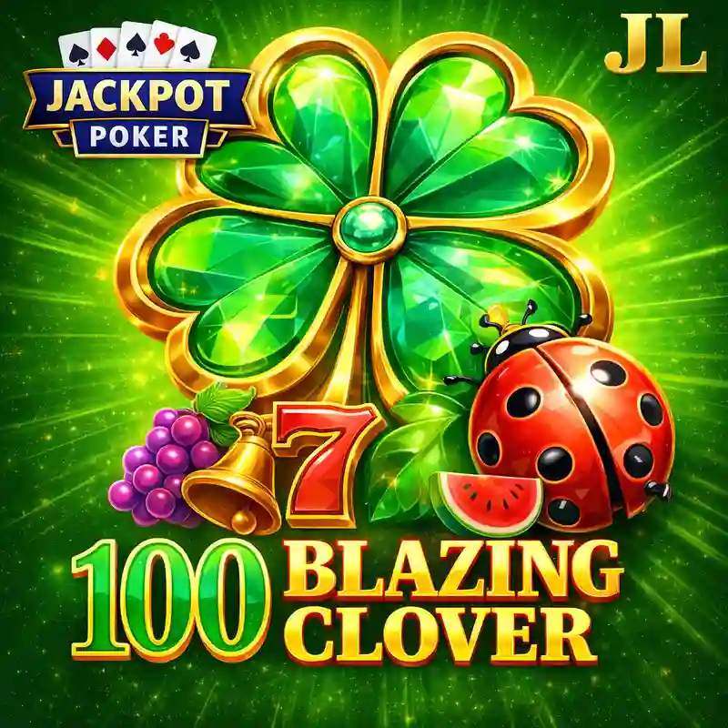 100 Blazing Clover Casino Game Interface