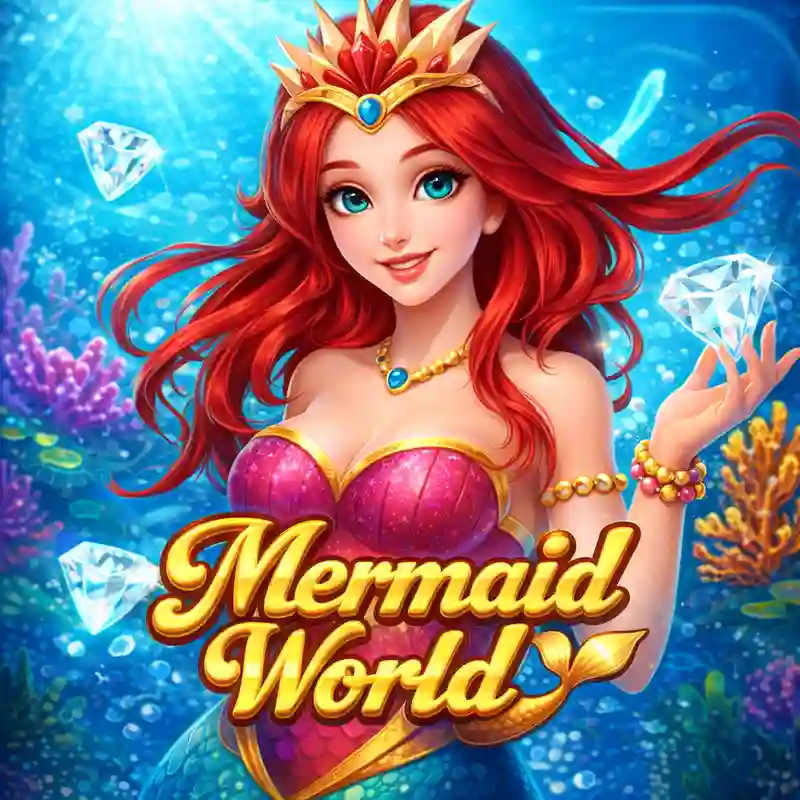 Mermaid World casino slot game by 7game